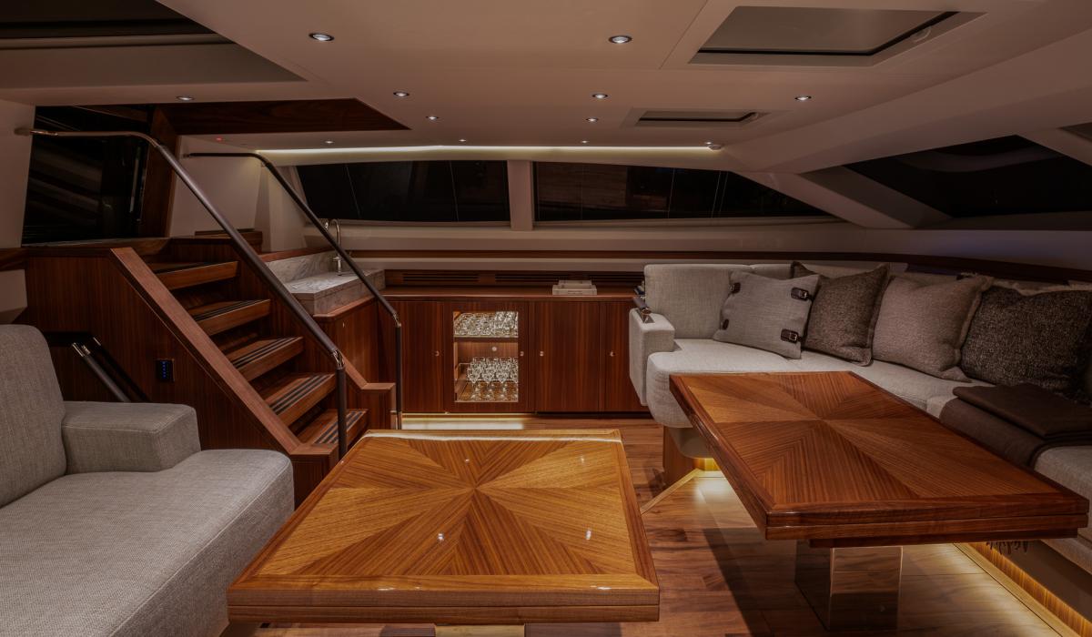 Oyster Yachts Oyster 885 Satori II Luxury Sailing Yacht Saloon