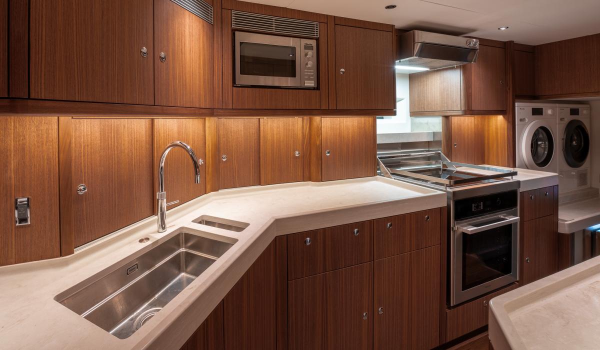 Oyster Yachts Oyster 885 Satori II Sailing Yacht Galley