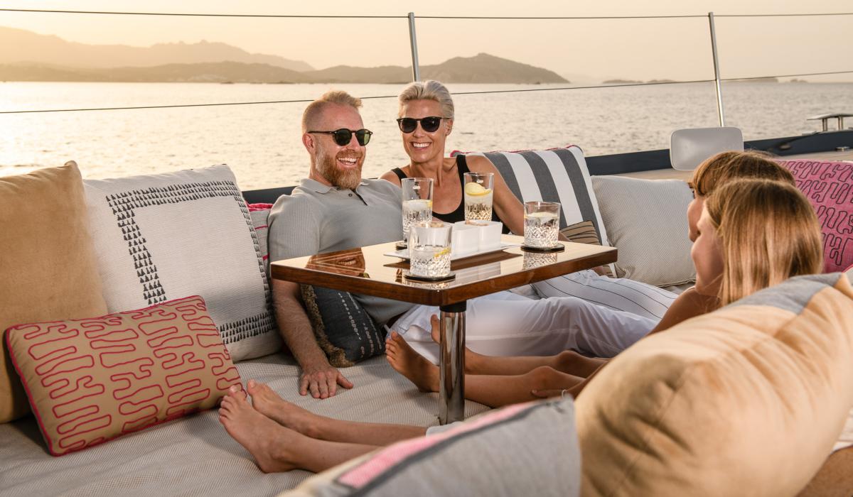 Oyster Yachts Oyster 885 luxury sailing yacht entertaining spaces