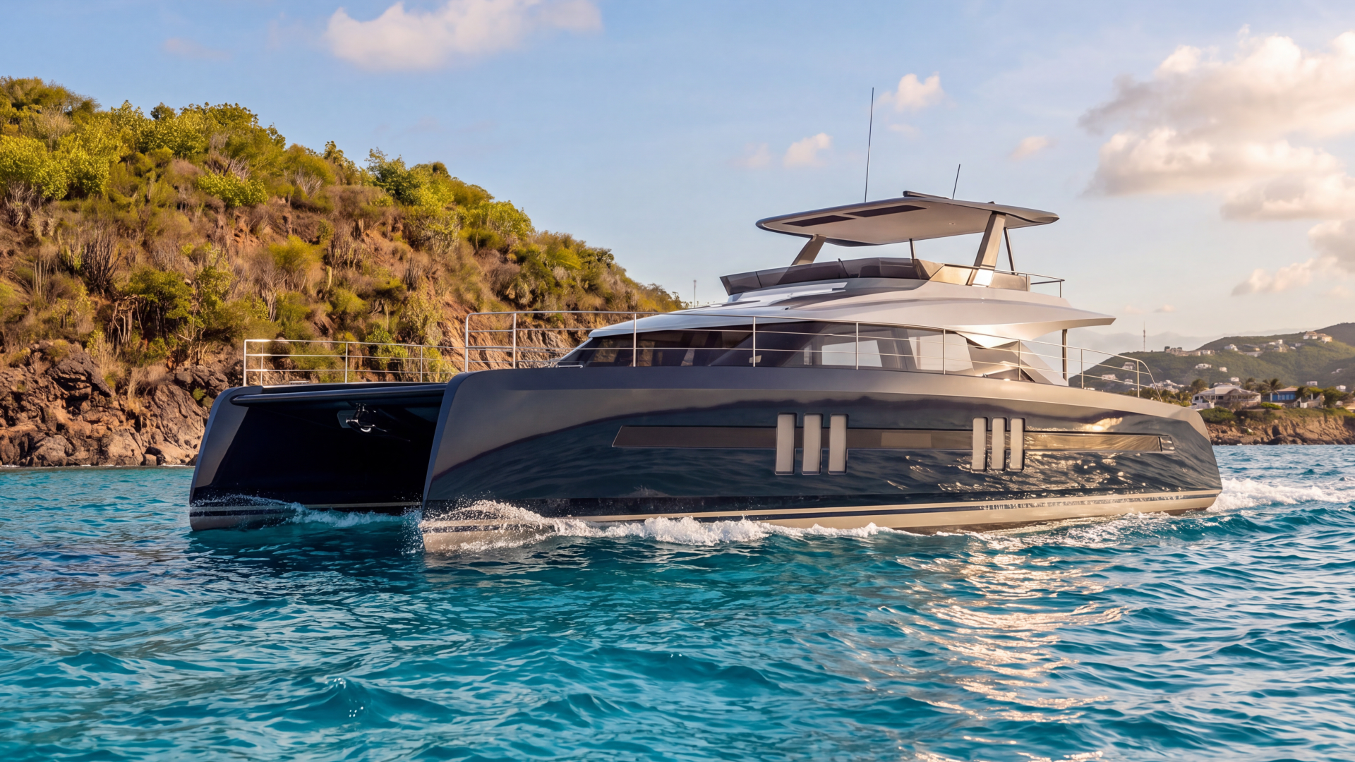 P60 60 foot power catamaran rally ready