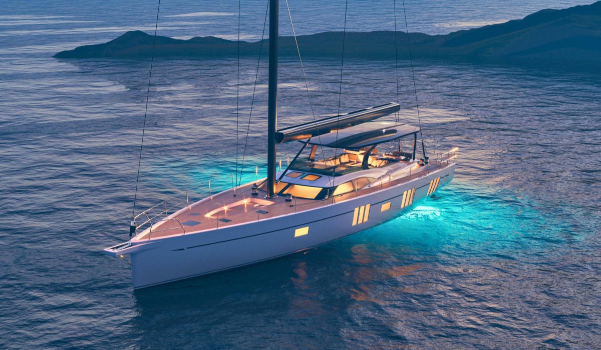 The new Oyster 805 80 foot sailing yacht