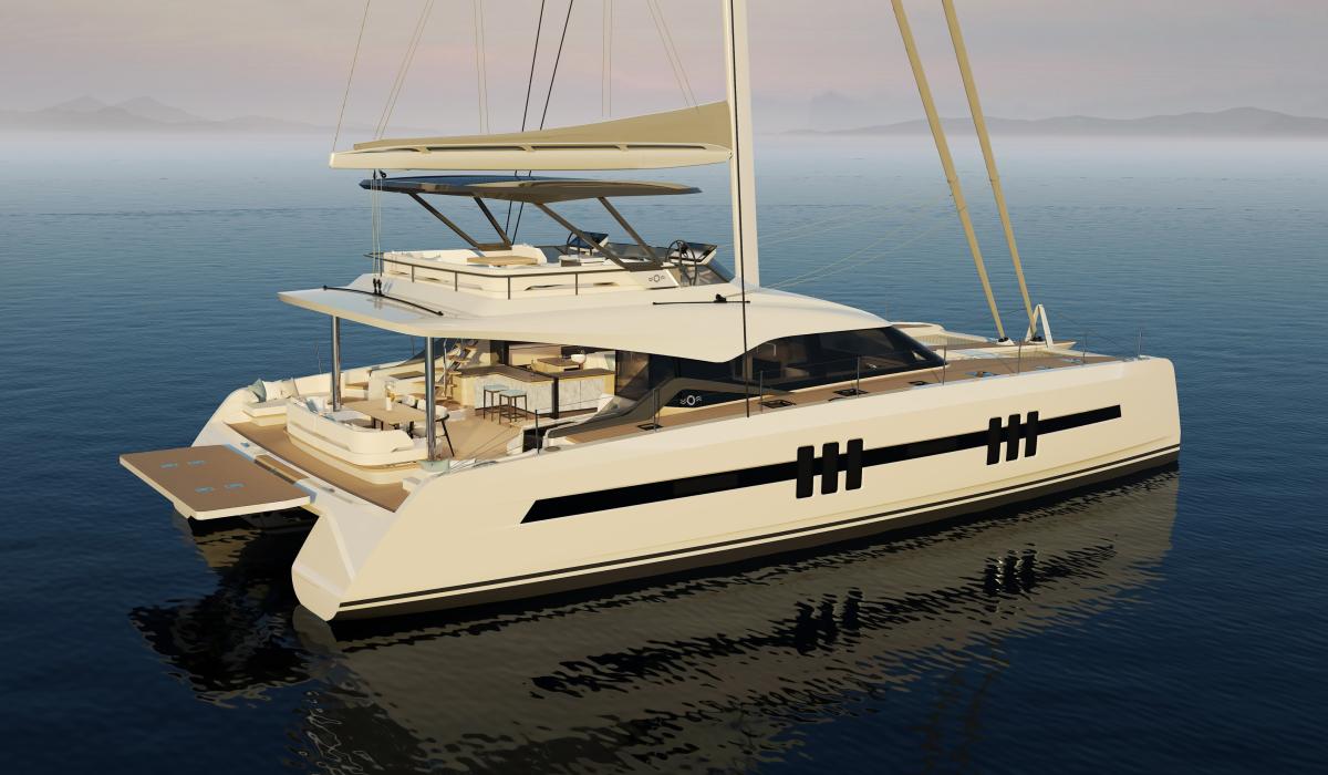 The new Oyster C60 A new breed of sailing catamaran Full Exterior Gallery v3