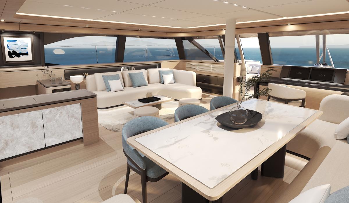 The new Oyster C60 A new breed of sailing catamaran Full Interior Gallery 10 v2