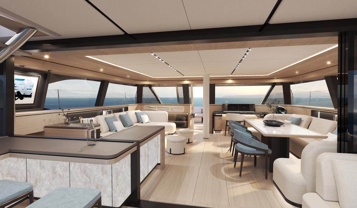 The new Oyster C60 A new breed of sailing catamaran Full Interior Gallery 11