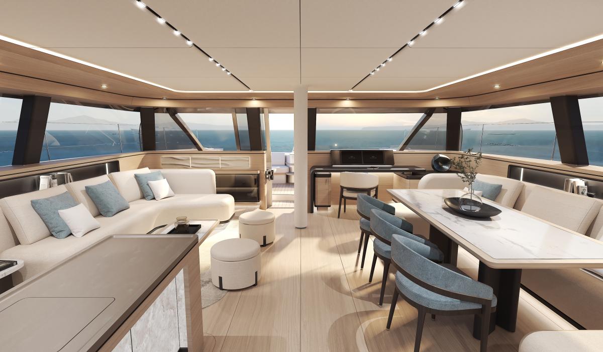 The new Oyster C60 A new breed of sailing catamaran Full Interior Gallery 15