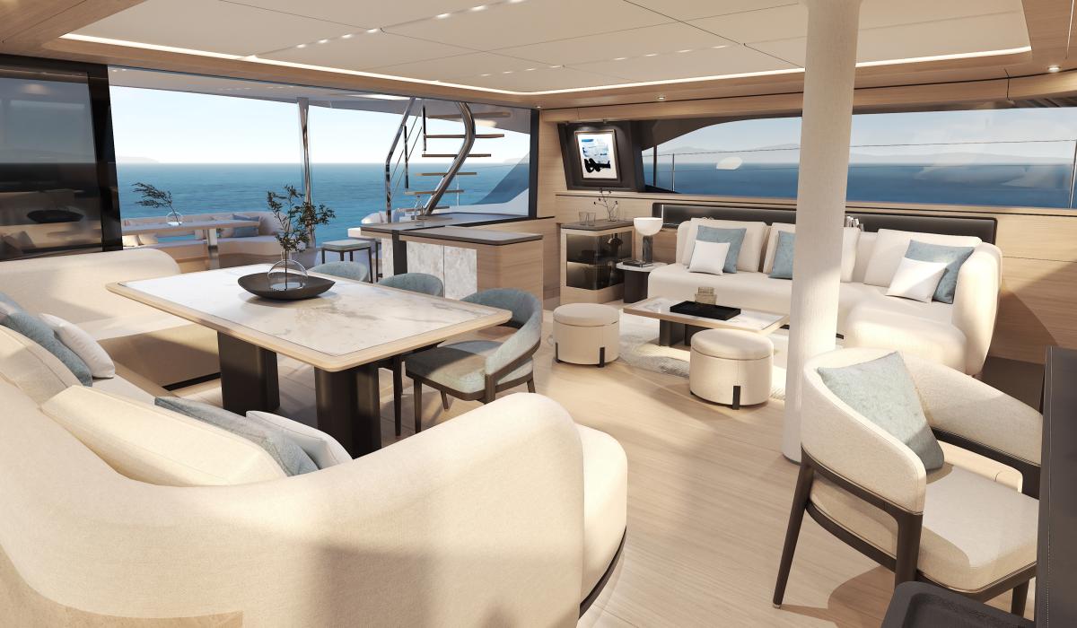 The new Oyster C60 A new breed of sailing catamaran Full Interior Gallery 5 v2