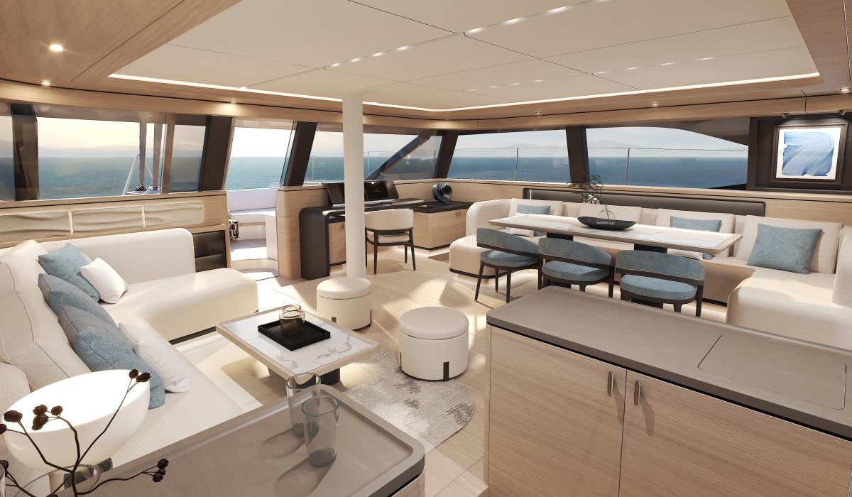 The new Oyster C60 A new breed of sailing catamaran Full Interior Gallery 6 v2