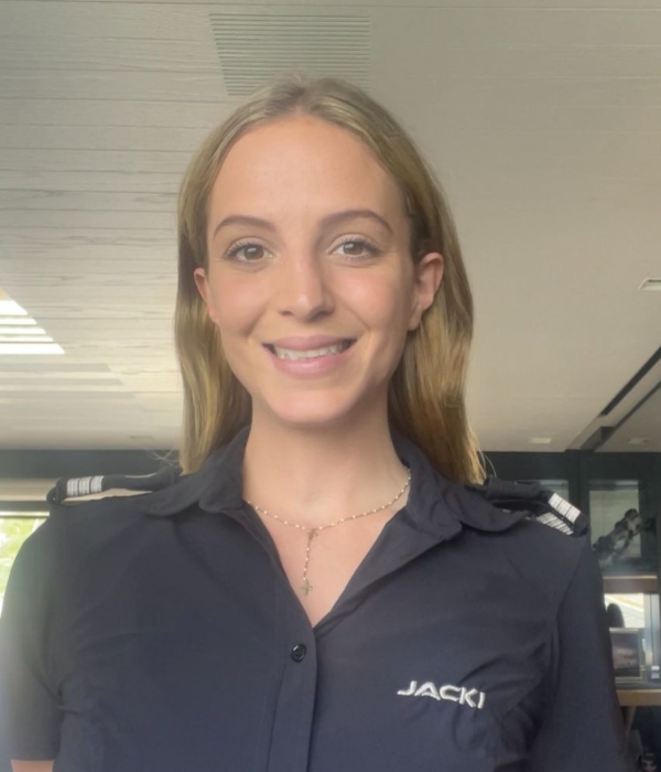 Jacki available for charter meet the crew 1